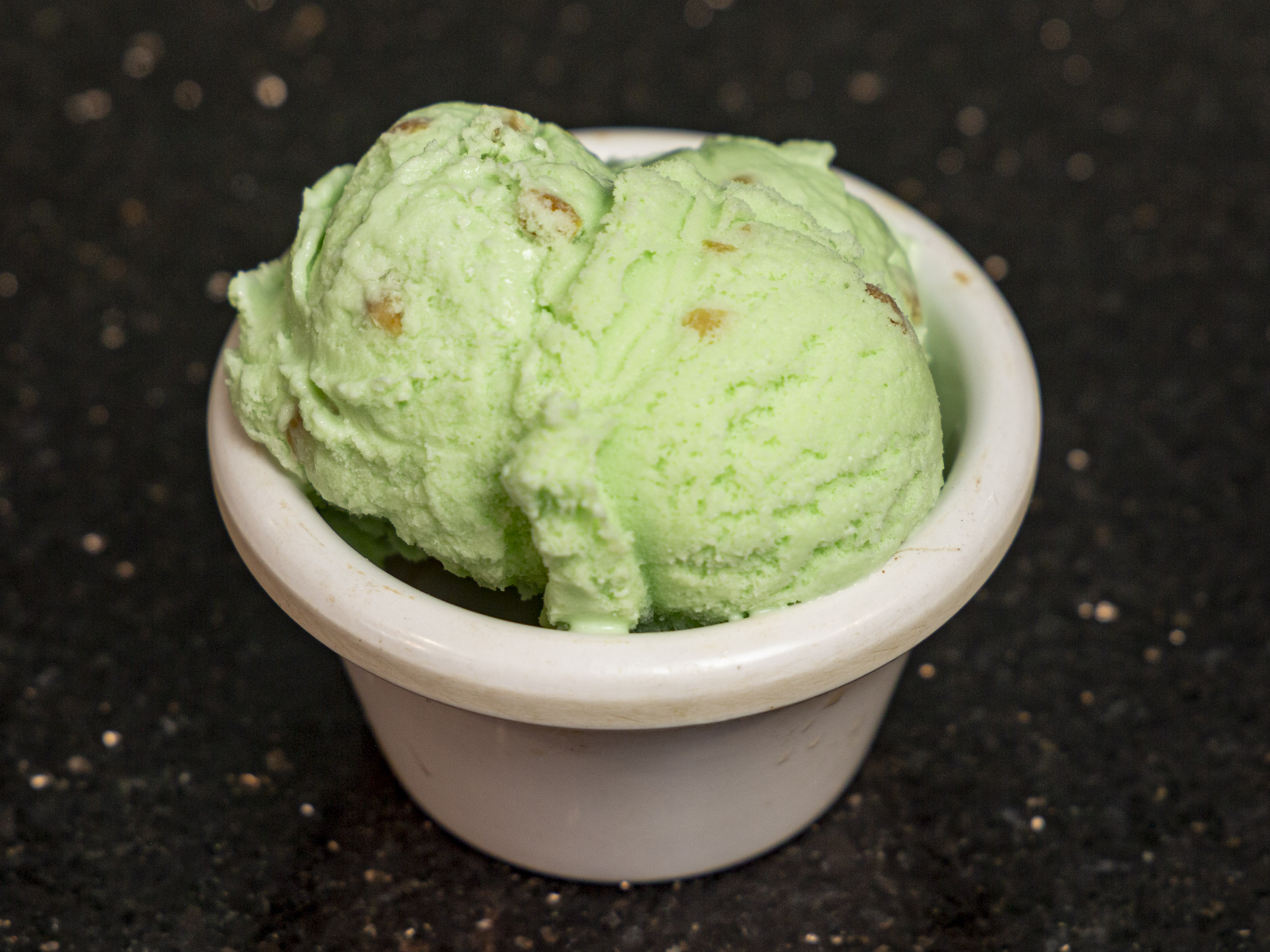 Bola de nieve de pistache