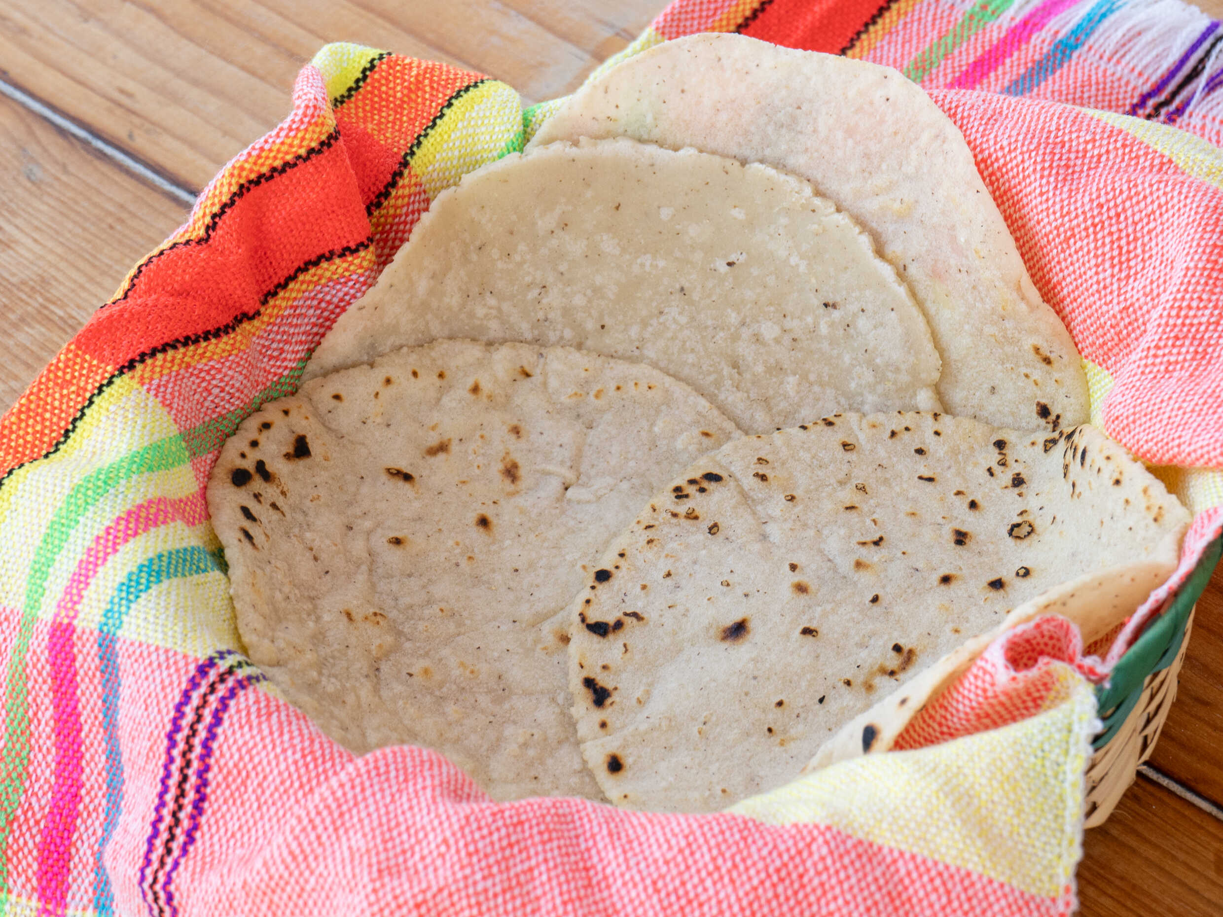 Orden de Tortillas de Maíz