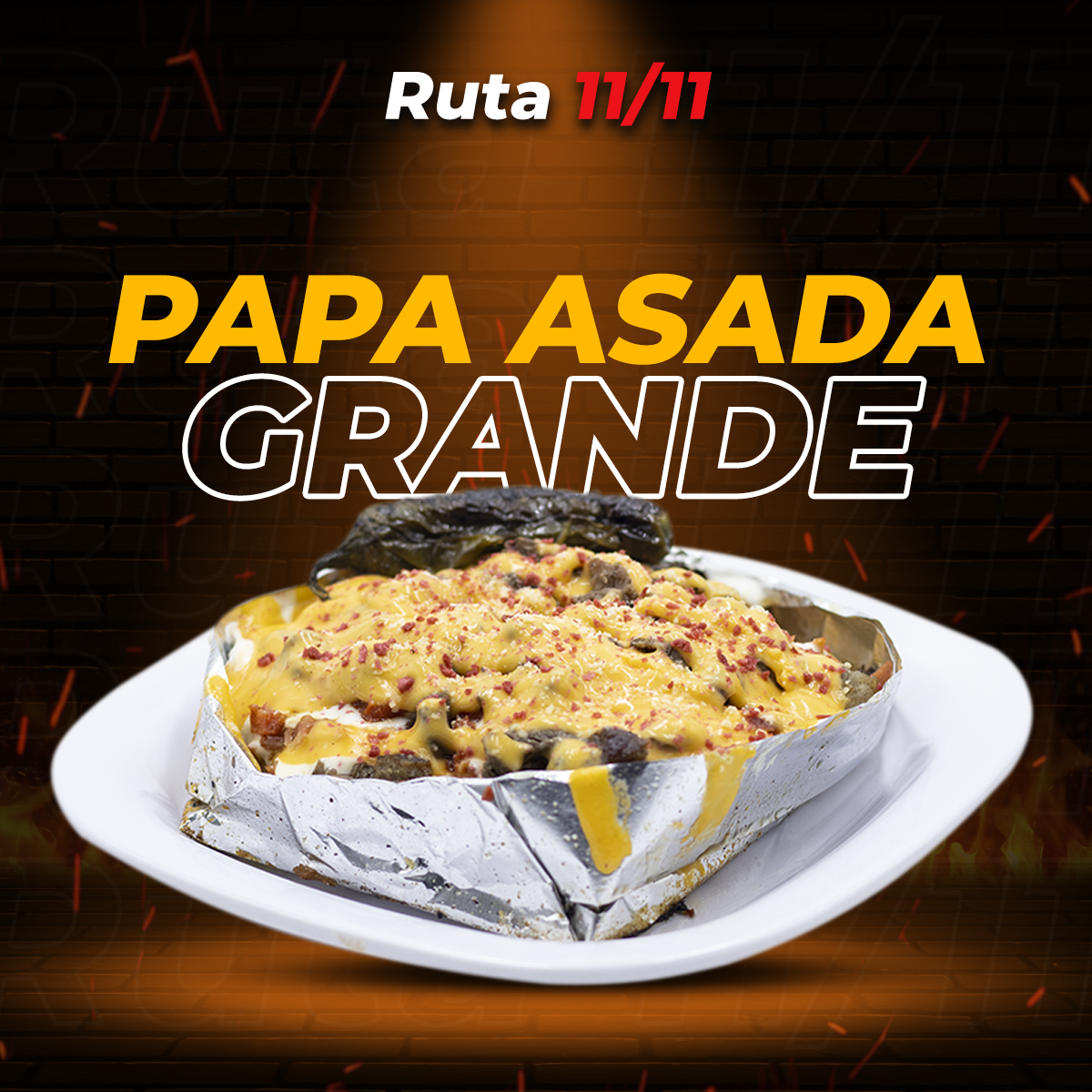 Papa Asada la Grande
