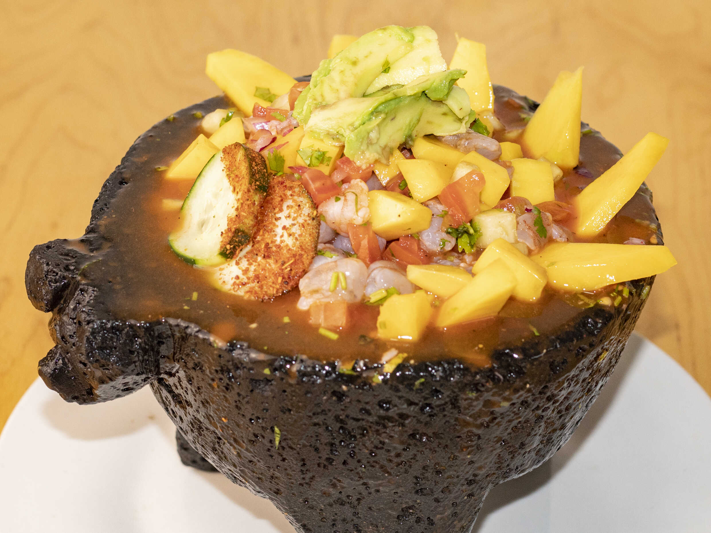 Ceviche de Camarón con Mango