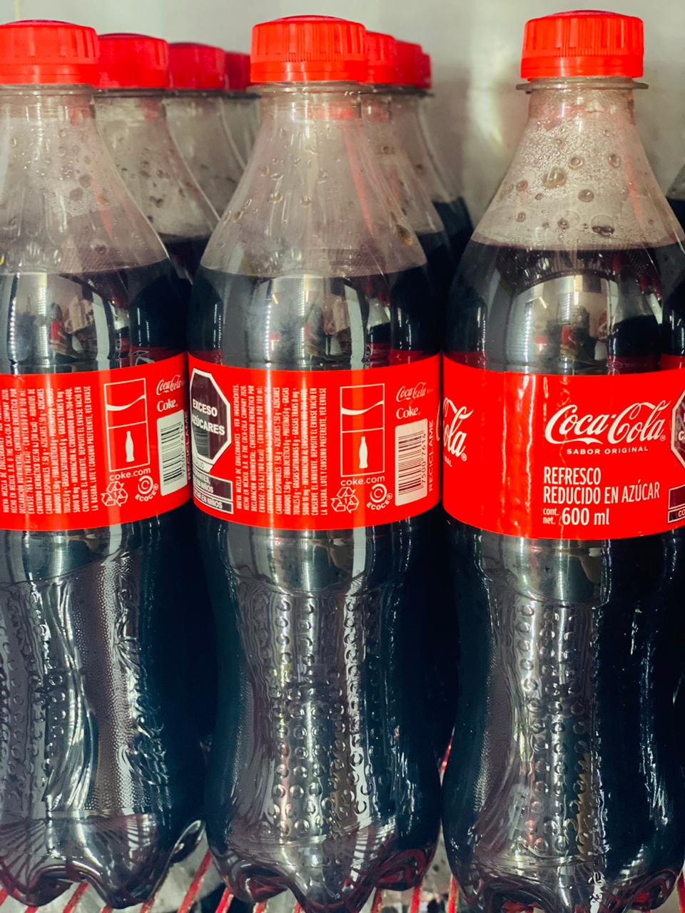 Coca Cola sin azúcar 600 ml