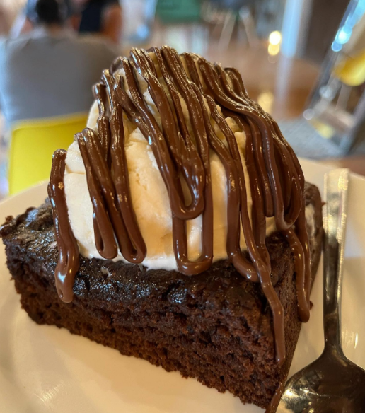 Brownie con Nieve