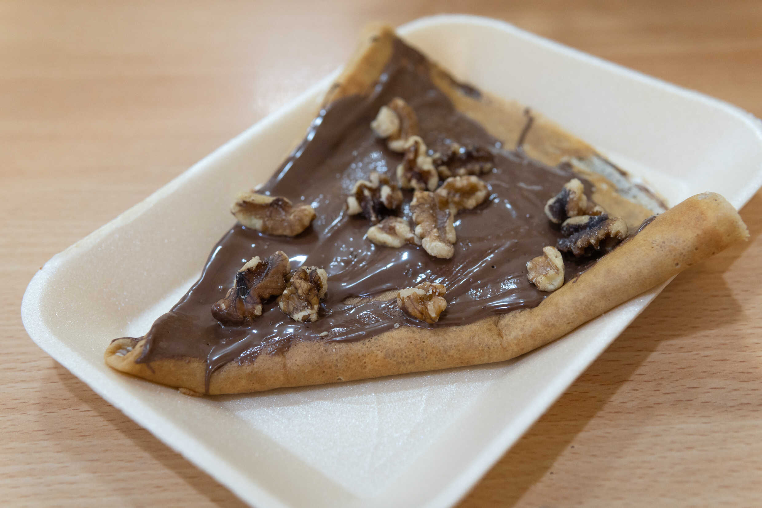 Crepa Dulce: Nutella con Nuez