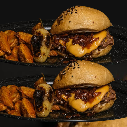 2 Hamburguesas de Mermelada de Tocino
