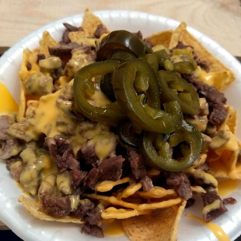 Nachos con carne