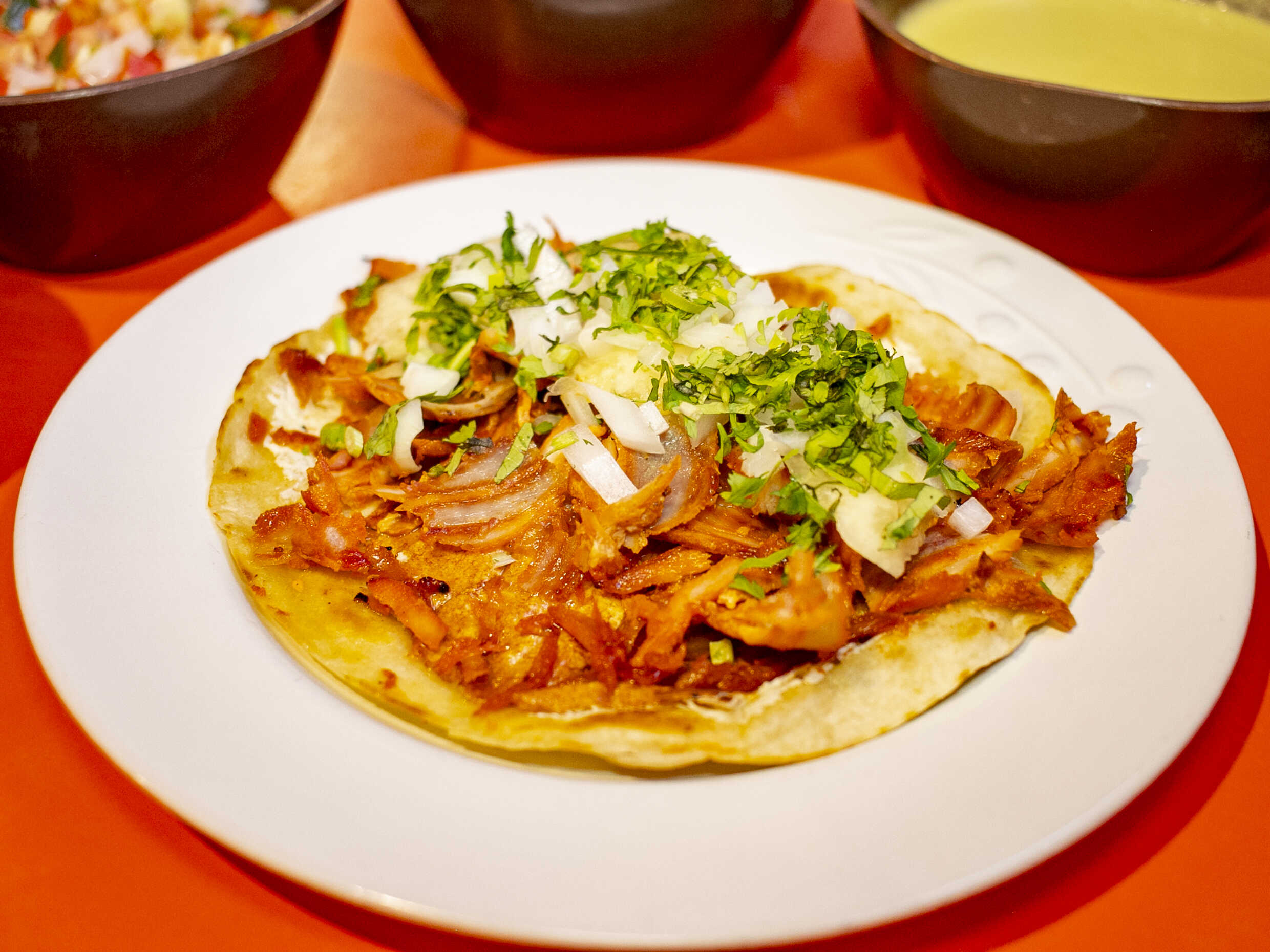 Taco al Pastor en Harina