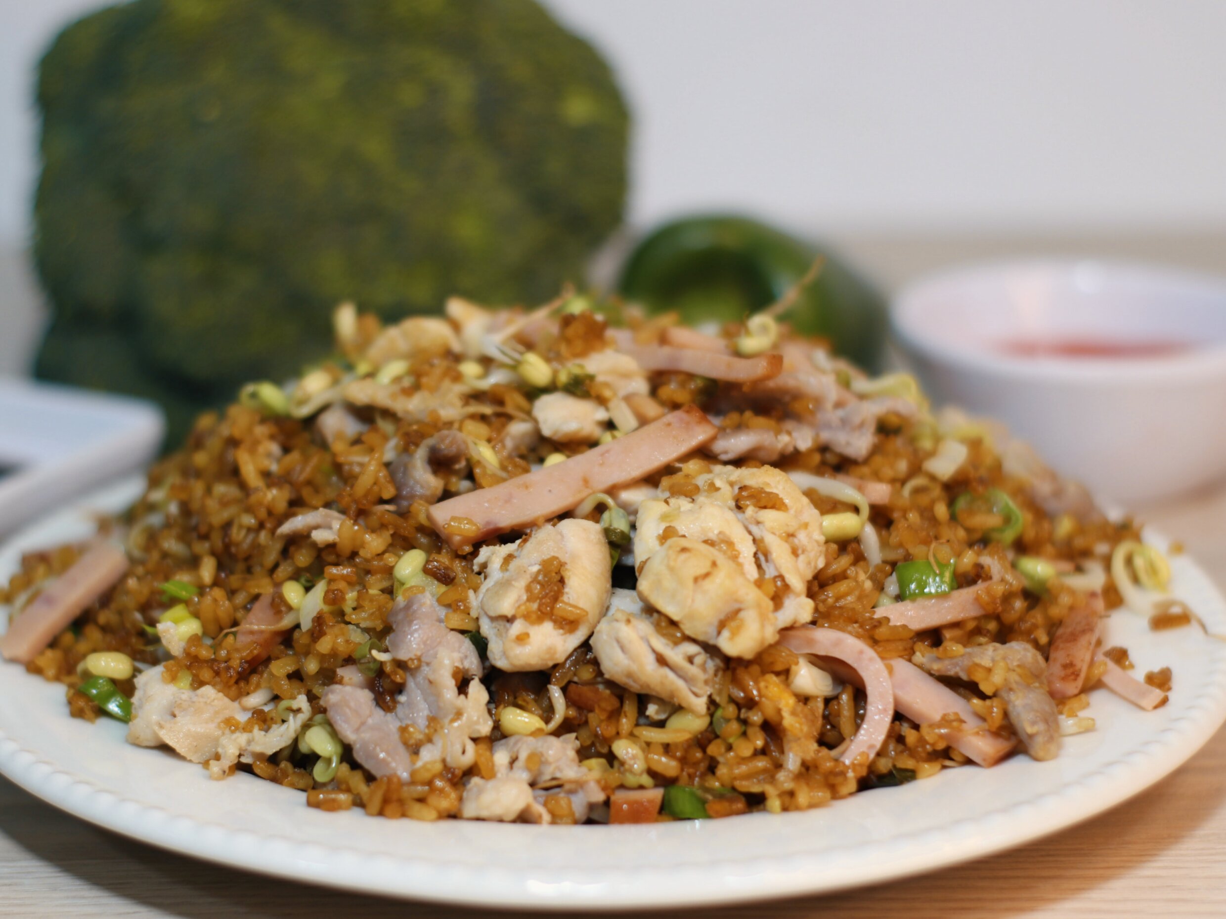 ARROZ Especial (Jamón, pollo, cerdo) grande.