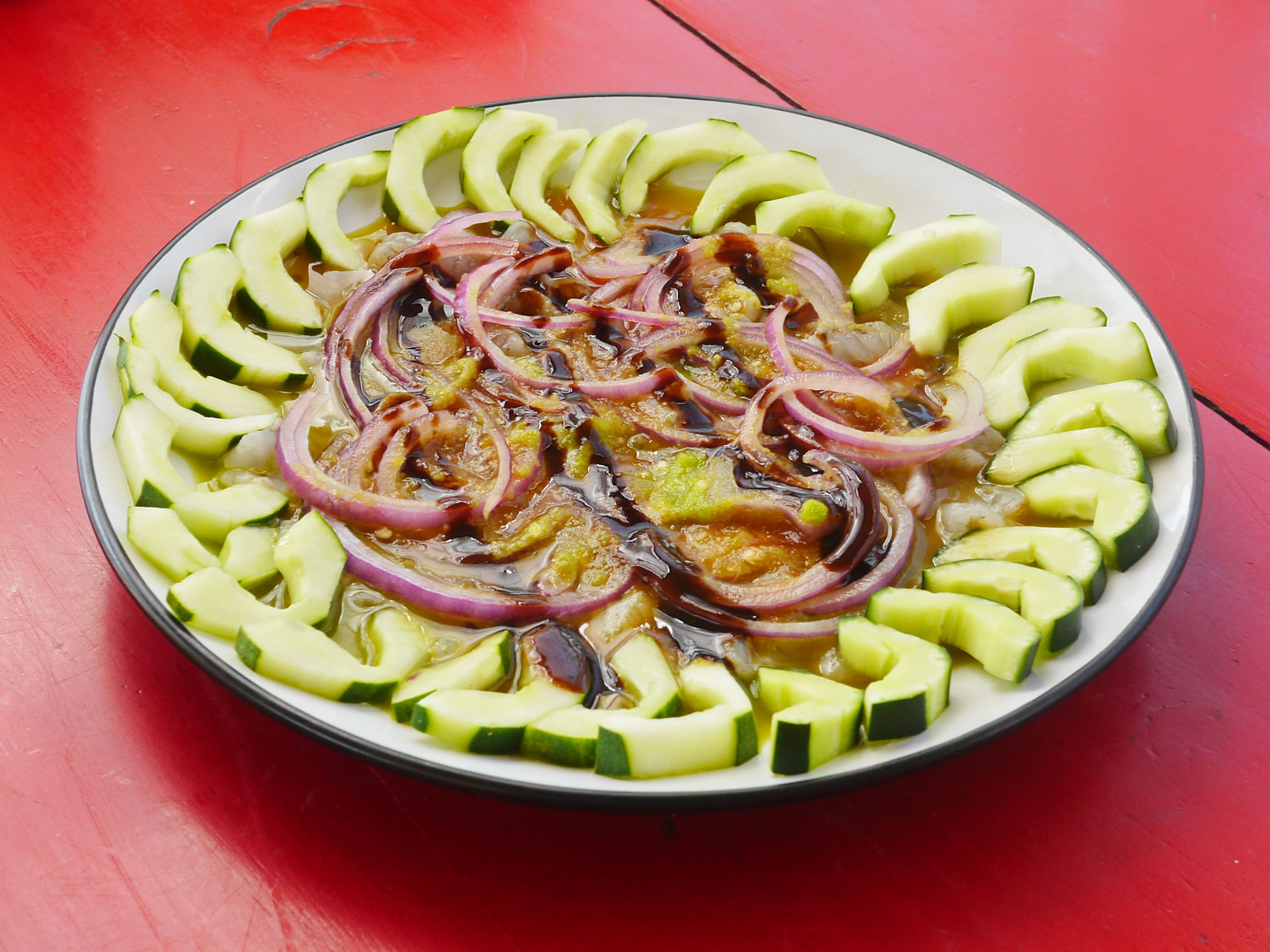 Camarón en Aguachile