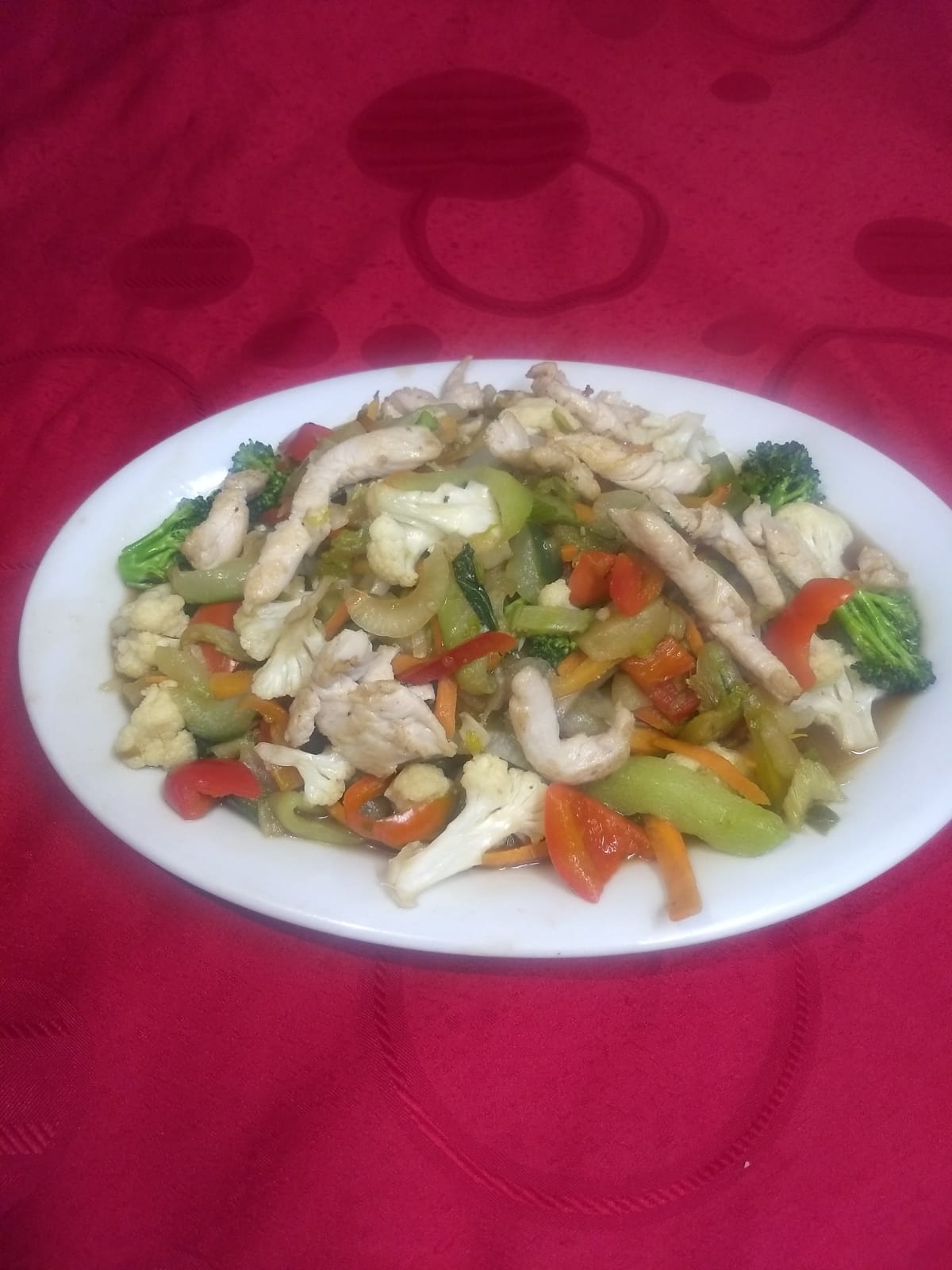 Chop Suey con Pollo