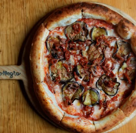Pizza 35 cm Berenjenas