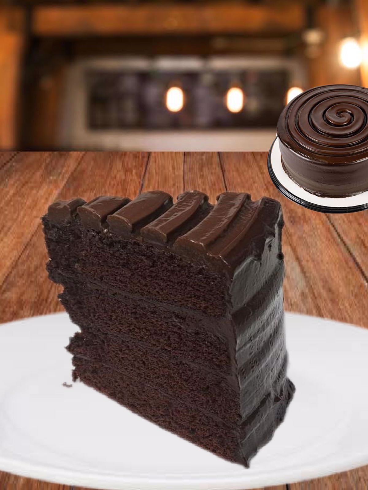 Rebanada de Pastel Chocolate Grande