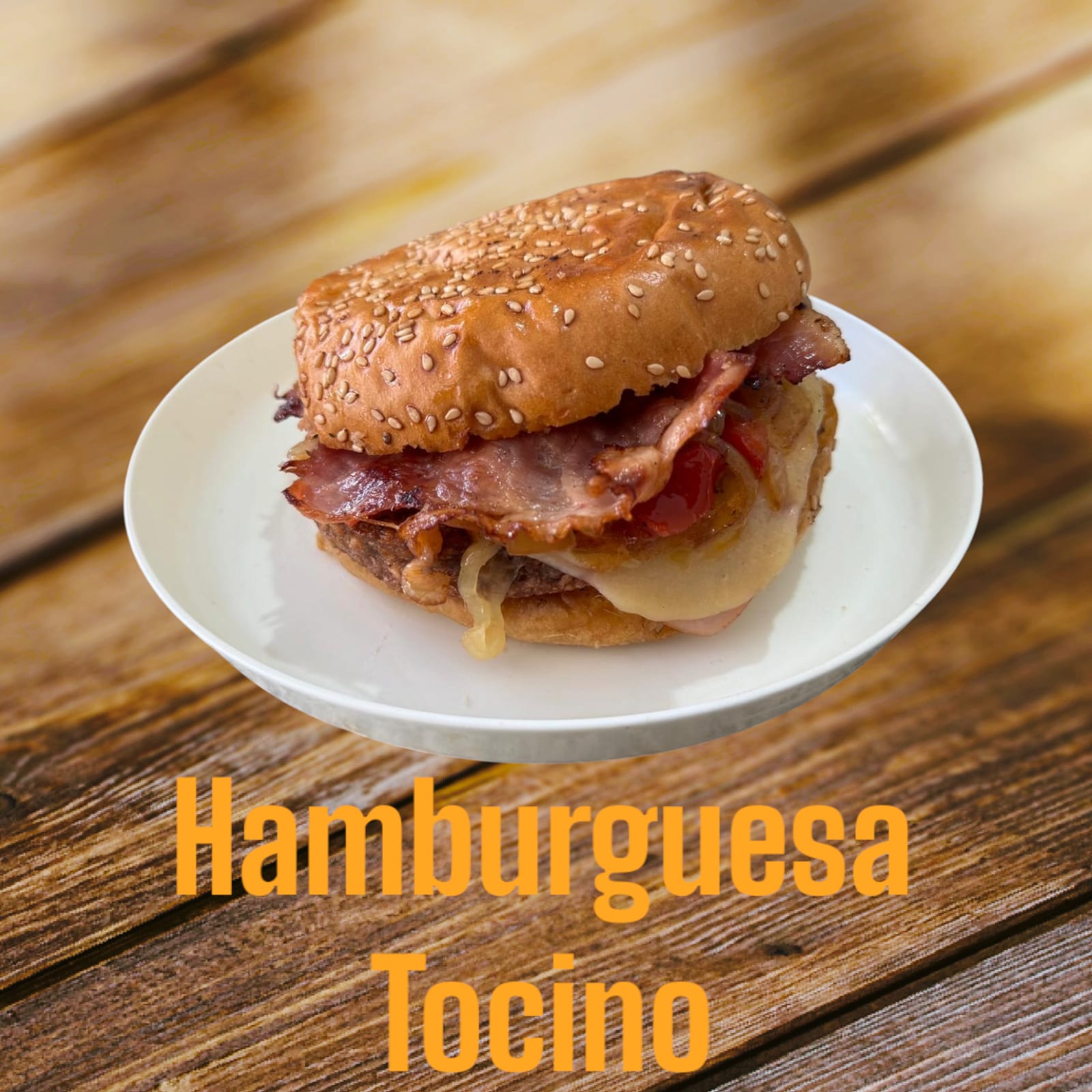 Hamburguesa de Tocino