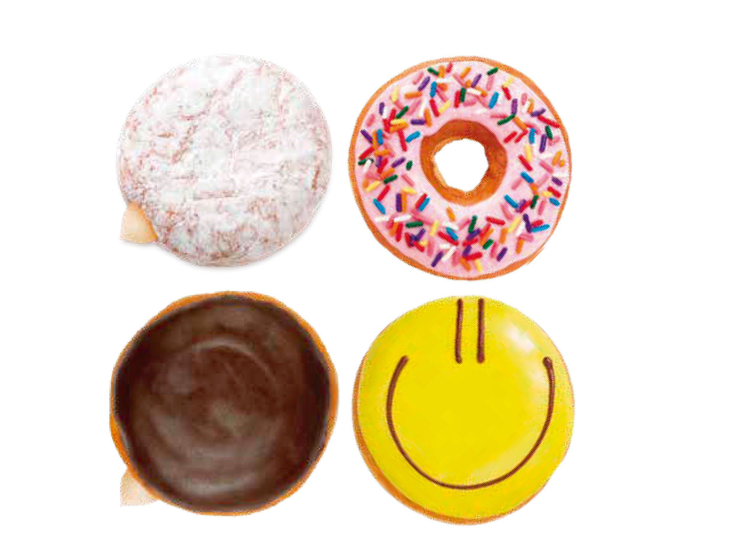 4 Donuts Clásicas