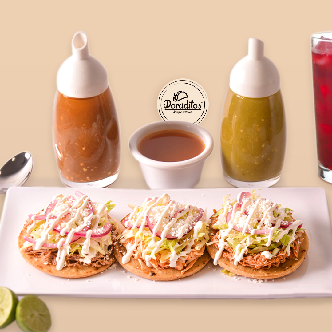 Orden de Sopes 3 Piezas.