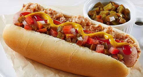 Hot Dog con Tocino