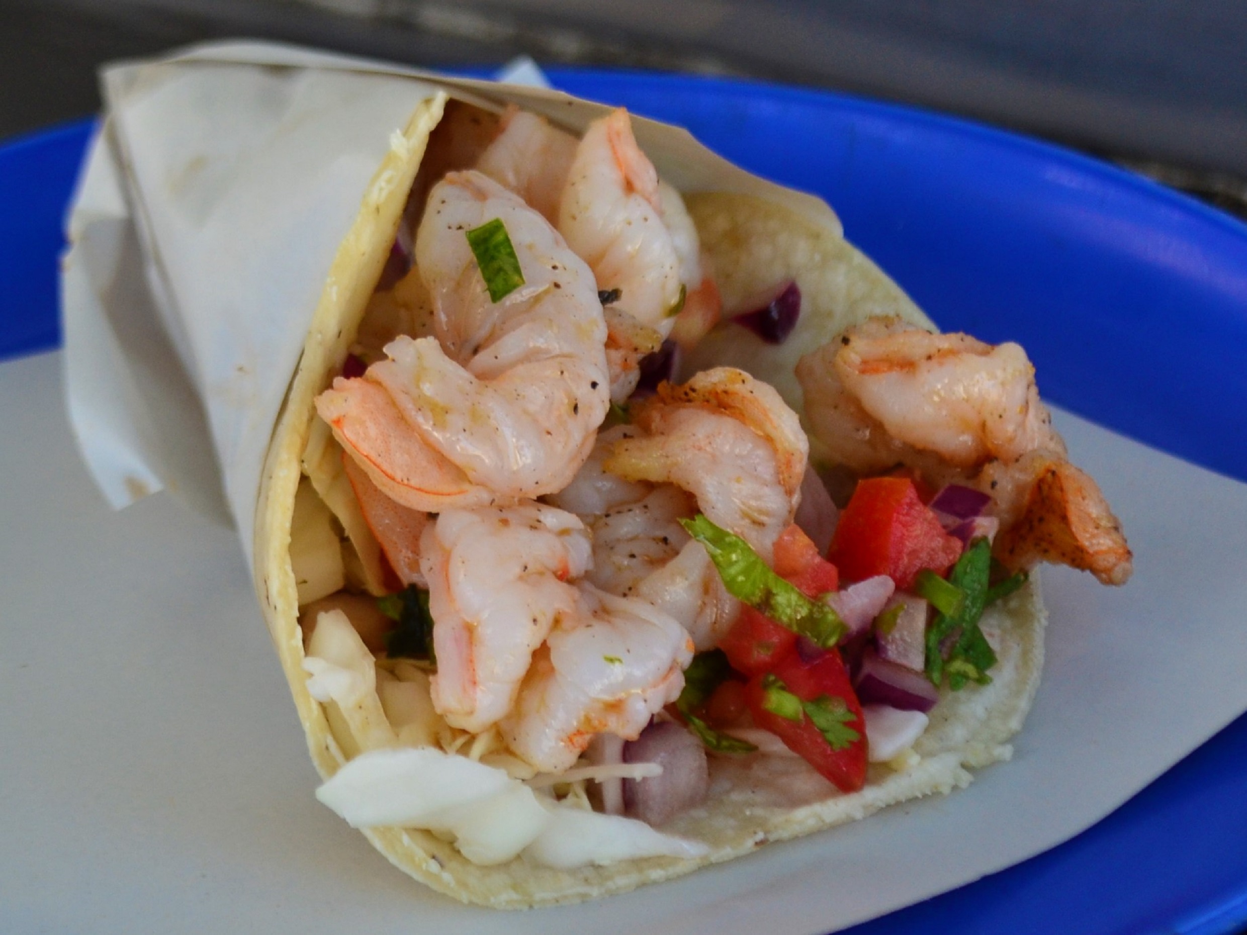 Tacos sin Empanizar de Camarón
