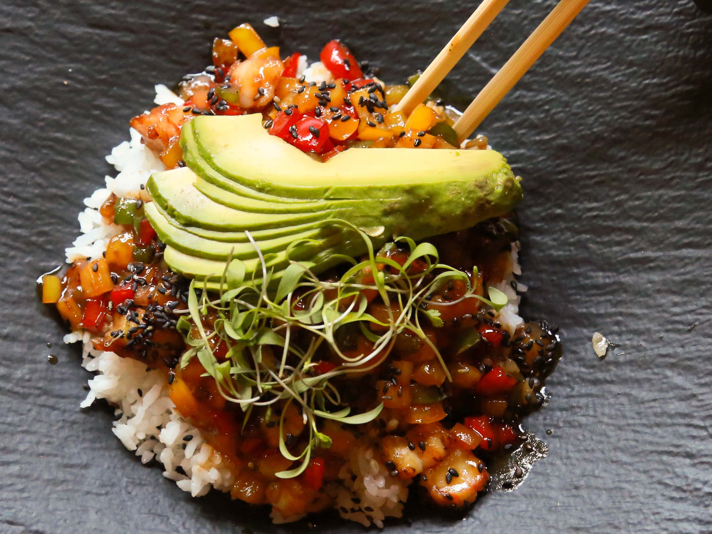 Donburi Teriyaki "Verduras"