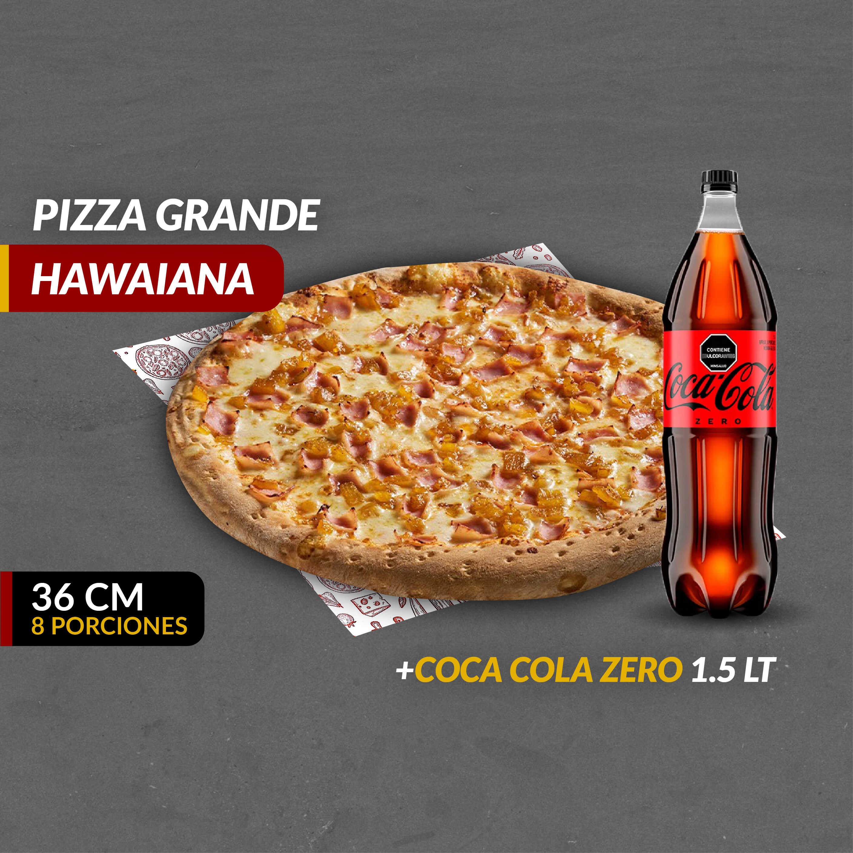 Pizza XGrande Hawaiana