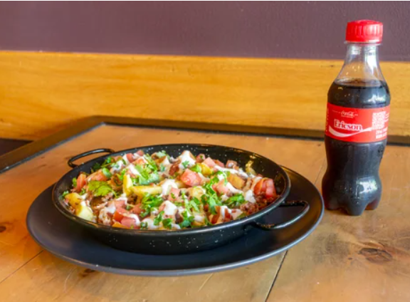 Papas Americanas + bebida 250ml