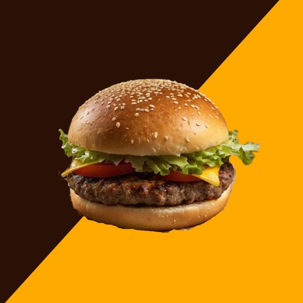 Pão, carne, queijo, batata palha, cebola crispy, maionese de alho, requeijão