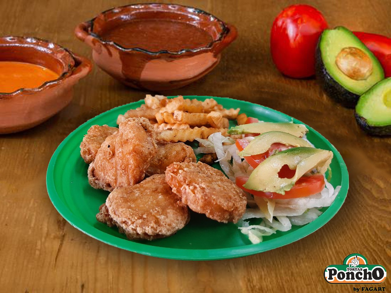 Nuggets con Papas