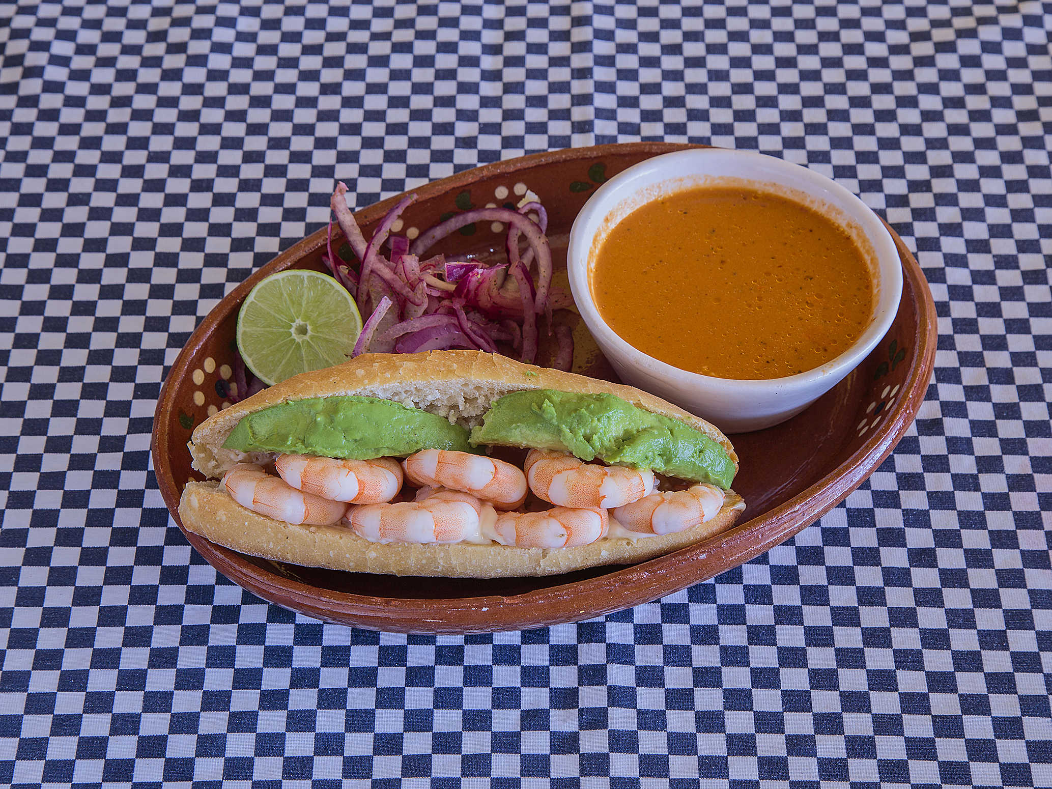 Torta Ahogada de Camarón