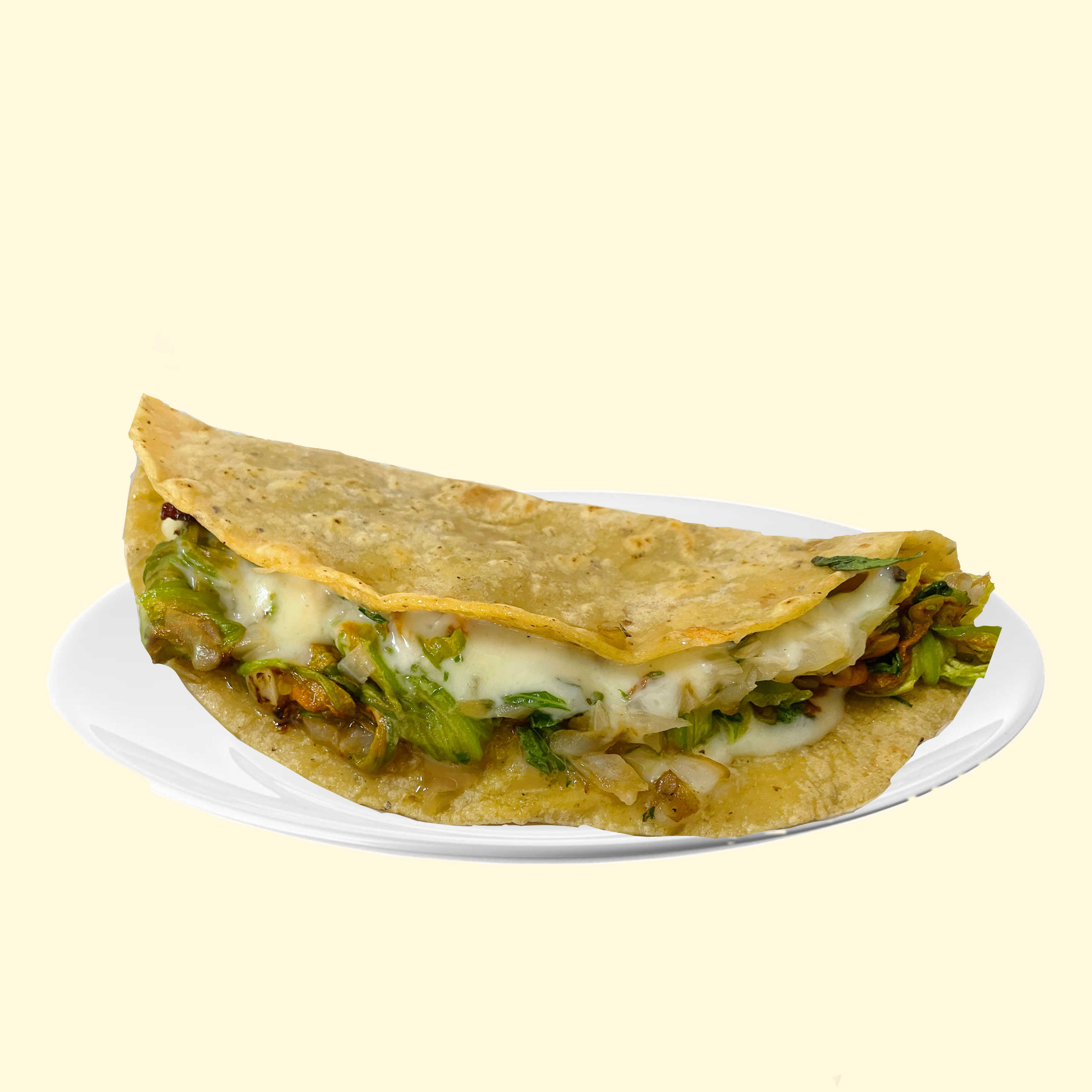 Quesadilla de Flor de Calabaza