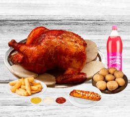Combo de Pollo Asado + Gaseosa Litro