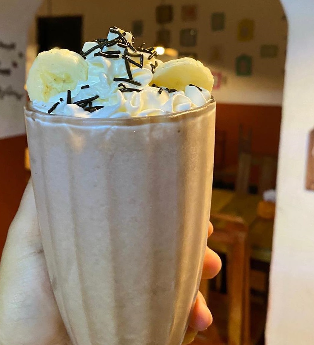 Malteada de Plátano con Chocolate