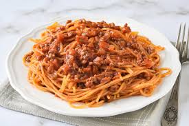 Espagueti Bolognesa