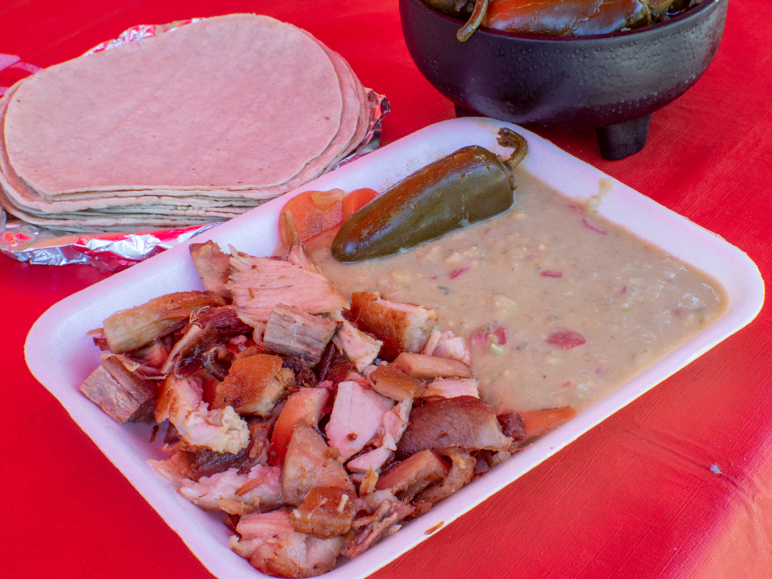 Platillo Personal de Carnitas