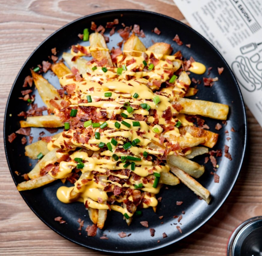 Papas Cheddar y Bacon