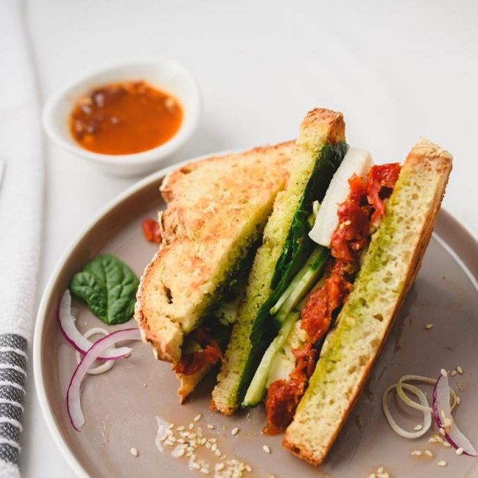 Sándwich  Italiano + Jugo Verde