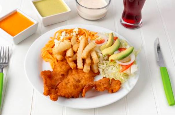 Combo Milanesa de Pollo