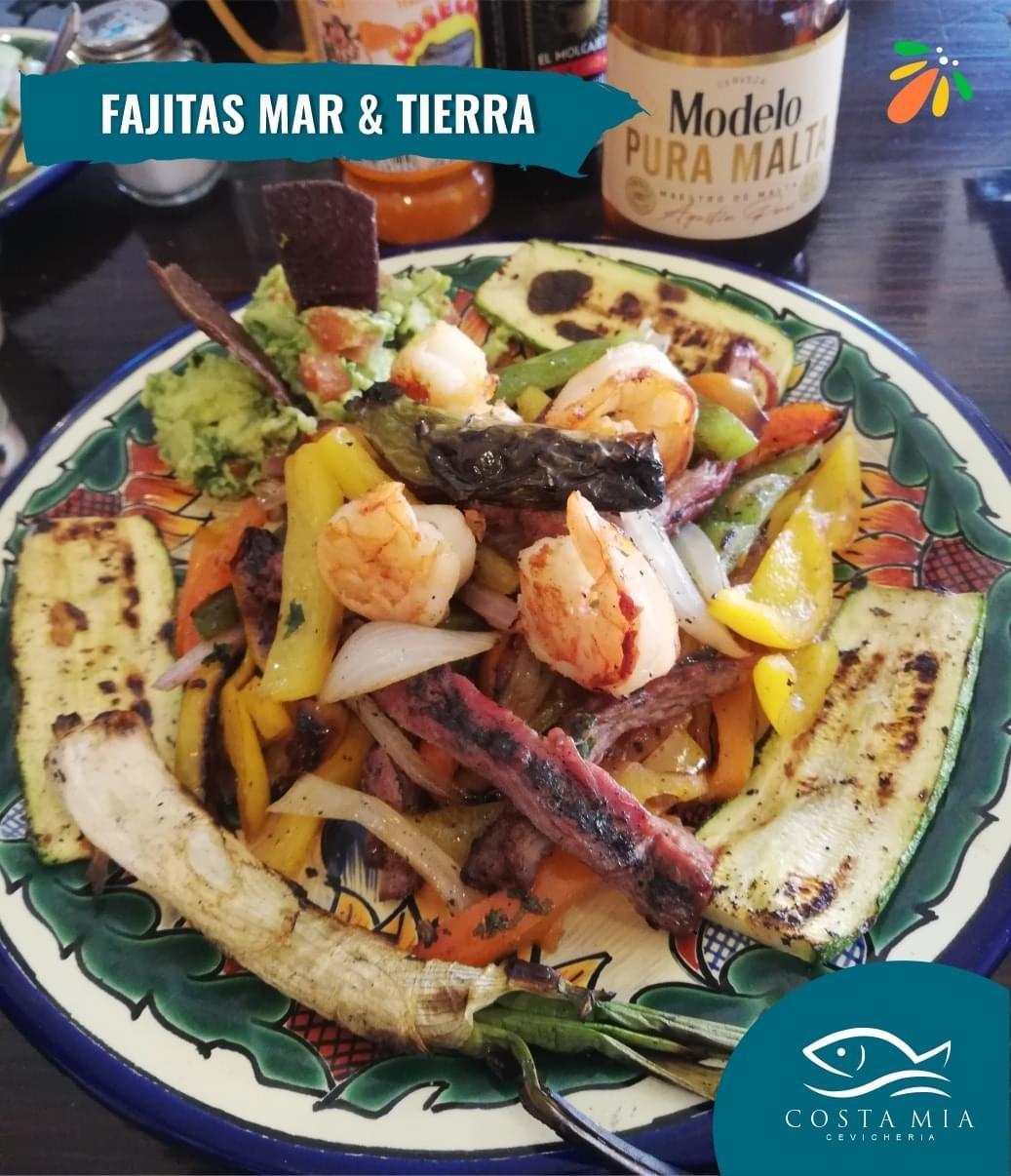 Fajitas Mar y Tierra