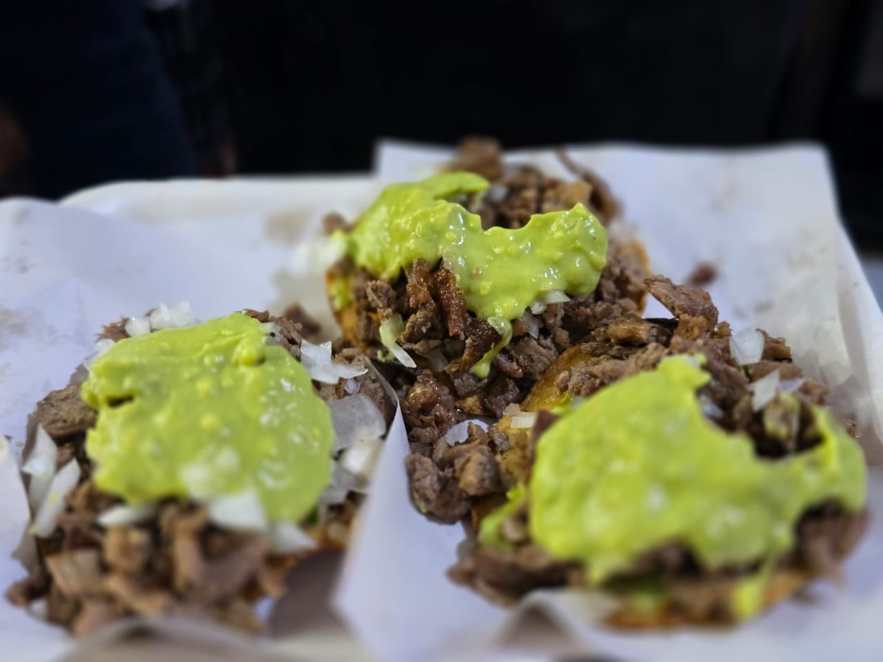 Taco de Asada con Queso