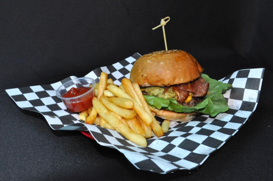 Hamburguesa Guacamole con Papas