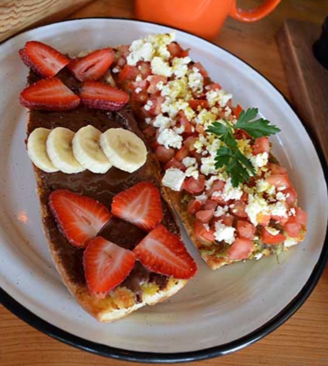 Molletes con Mermelada