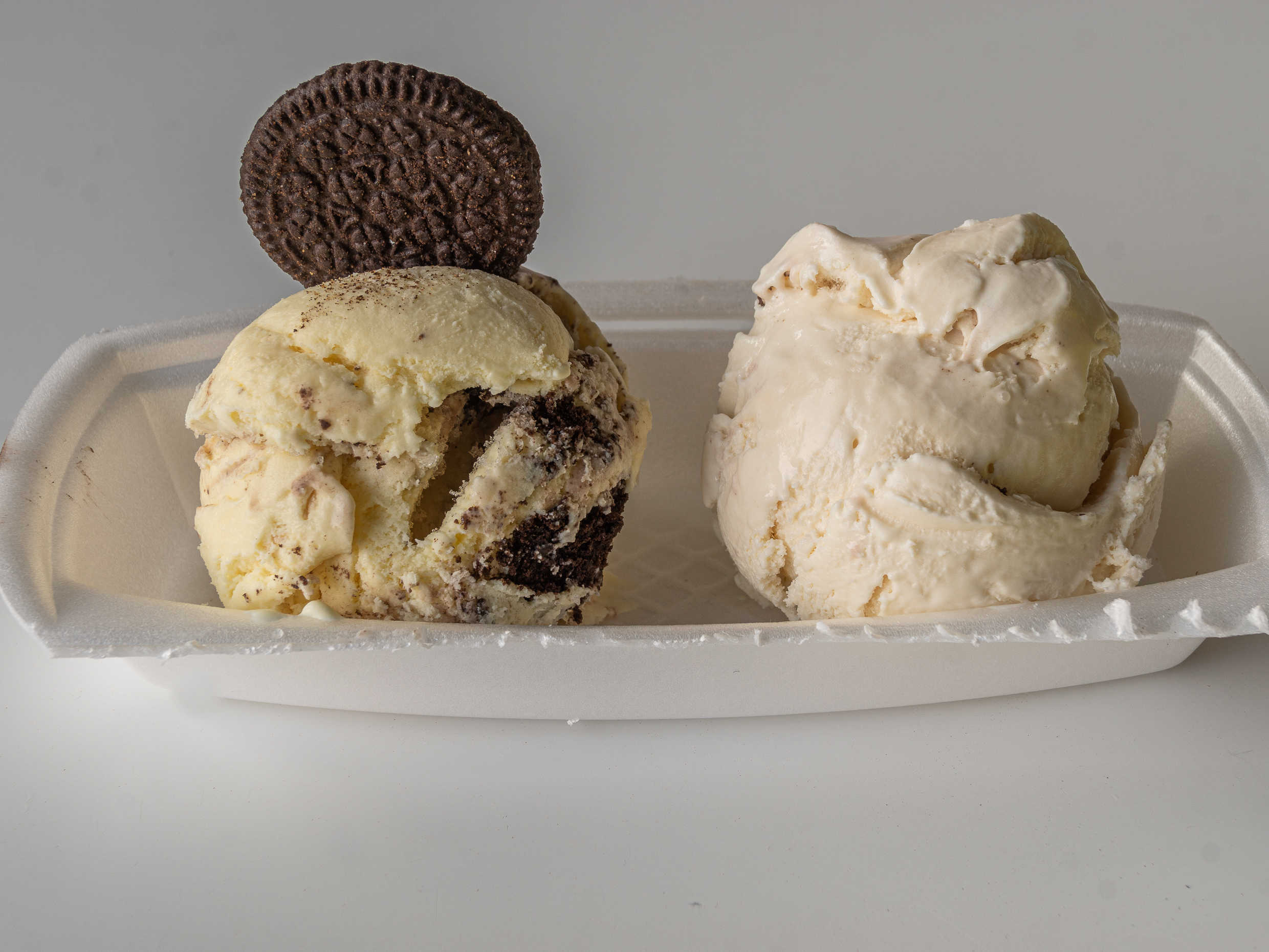 Helado Doble de Cookies and Cream