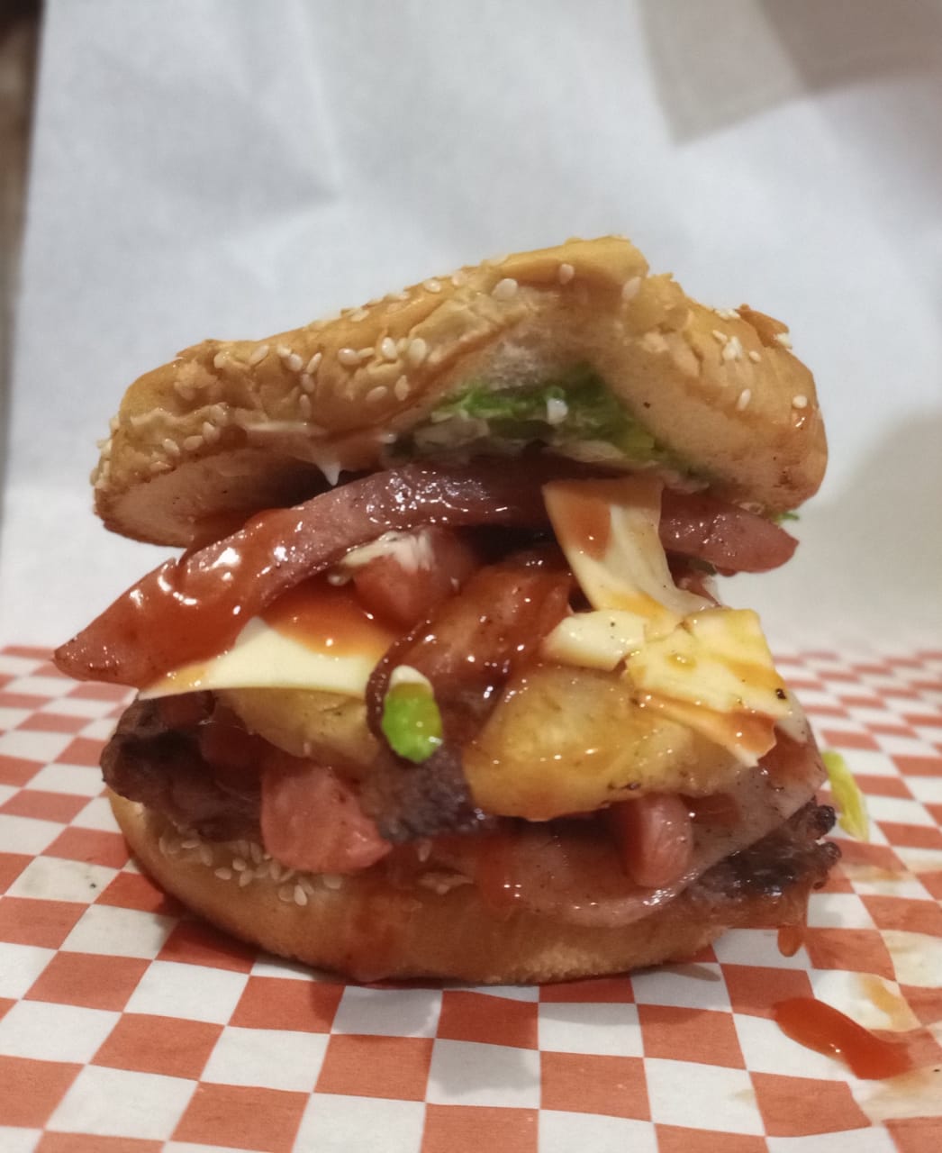 Hamburguesa Hawaiana