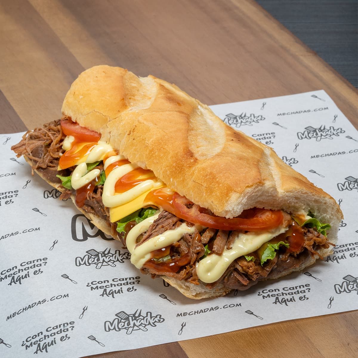 Sándwich Mechado