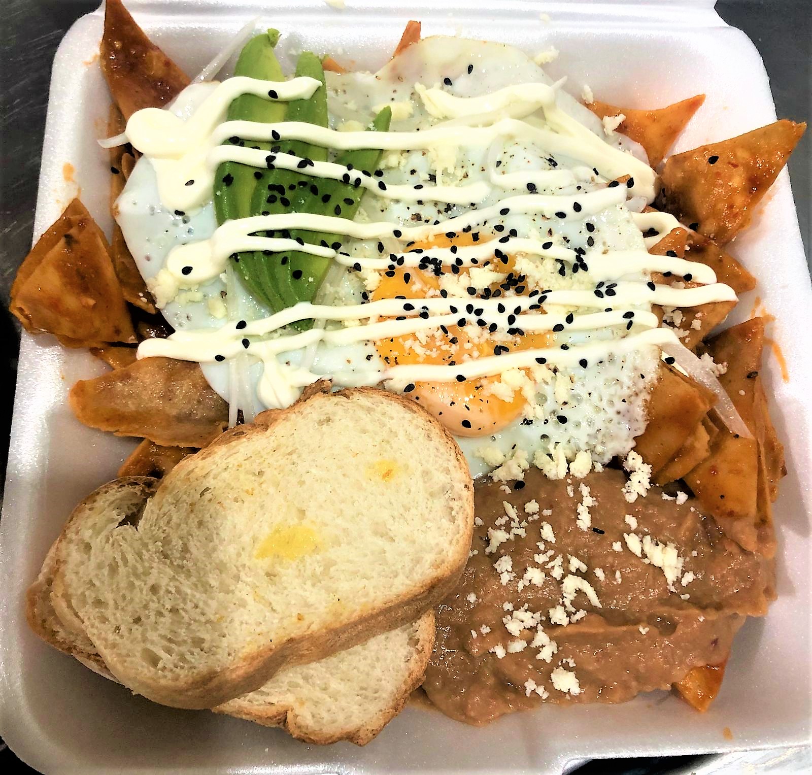 Chilaquiles con Proteína