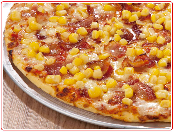 Pizza Maíz Tocineta crock