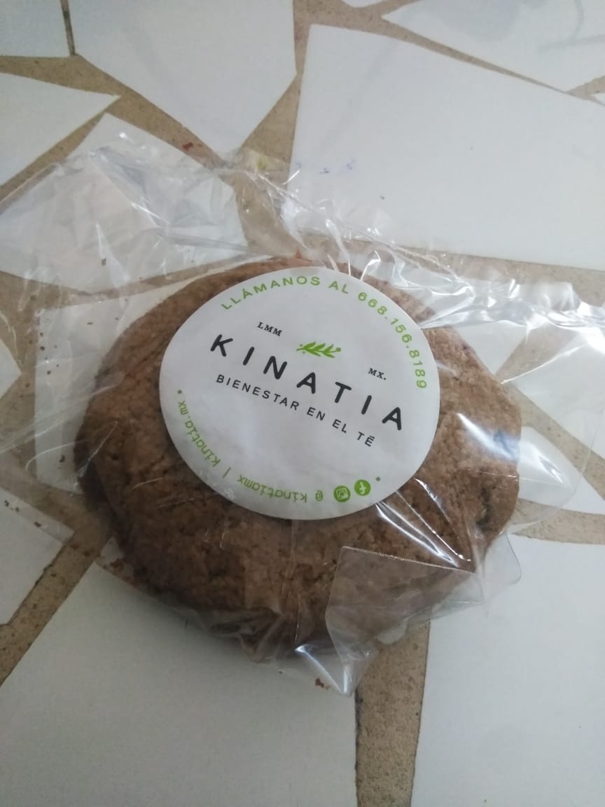 Galleta choco chip de avena.
