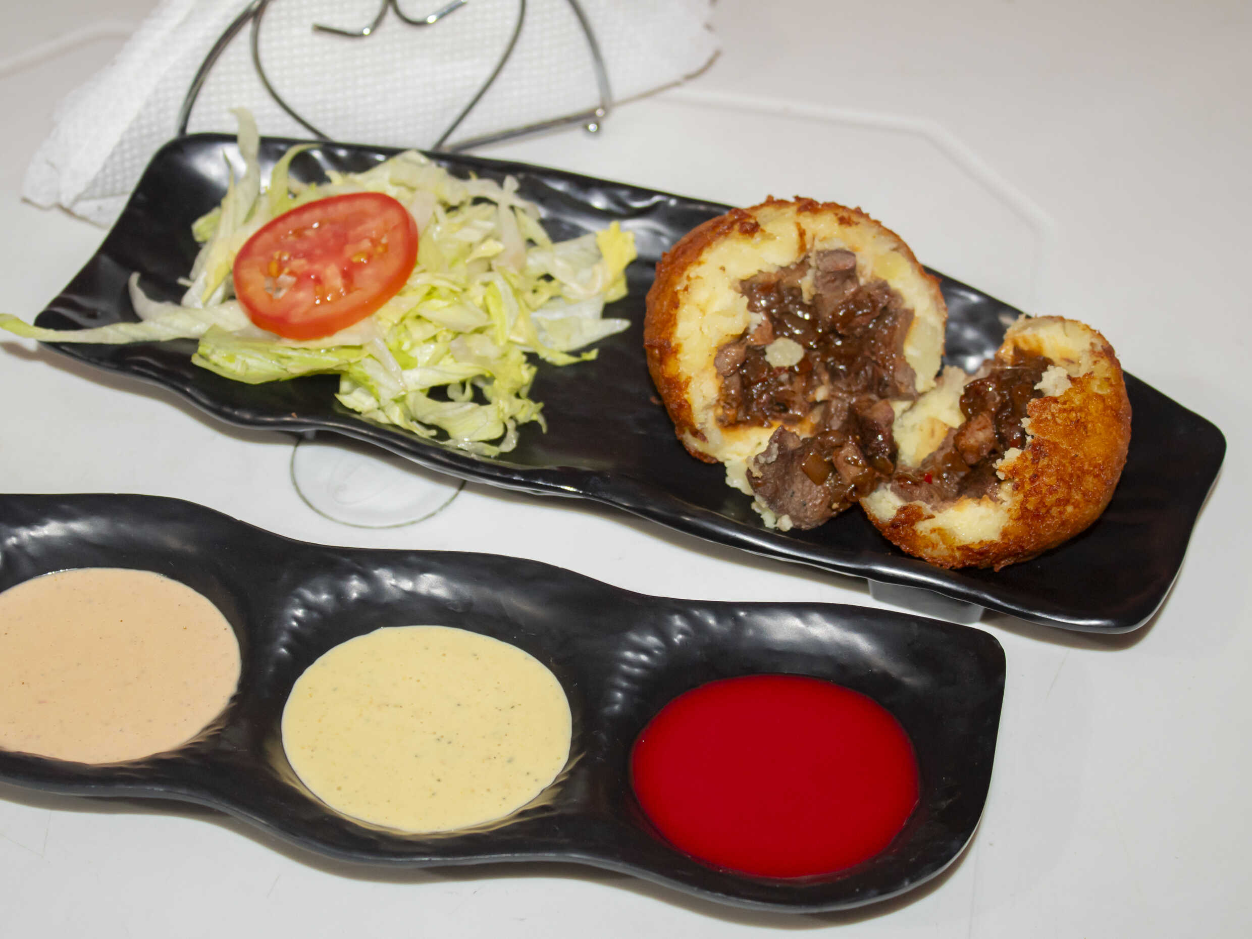 Papa Rellena de Anticuchos