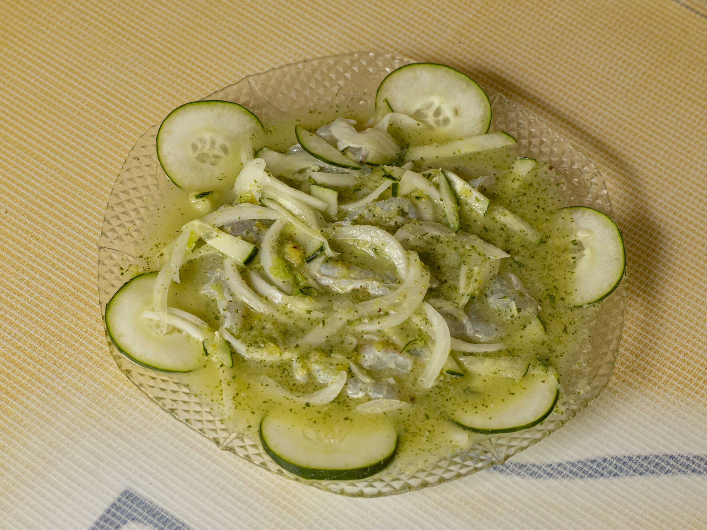 Camaron fresco en aguachile