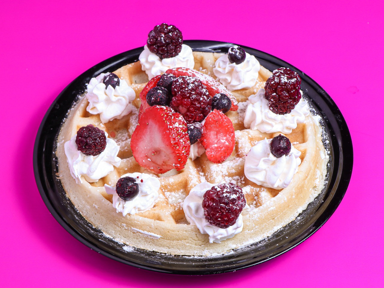 Waffle Frutos Rojos
