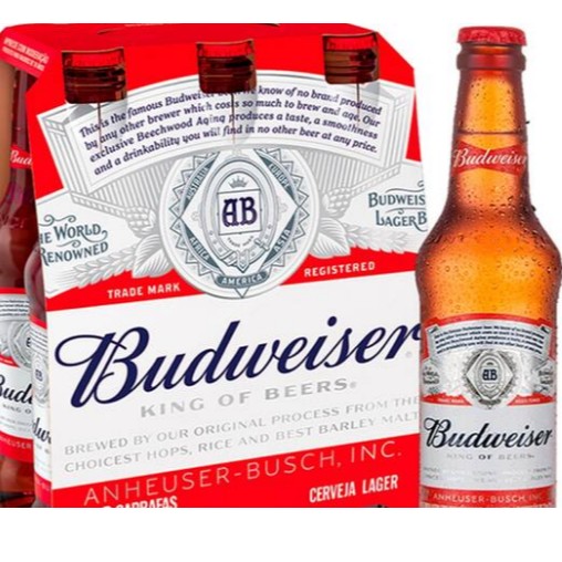 12 unidades de Budweiser 330ml