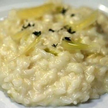 Risoto de mignon com minas padrão feito com arborio e finalizado com parmesão