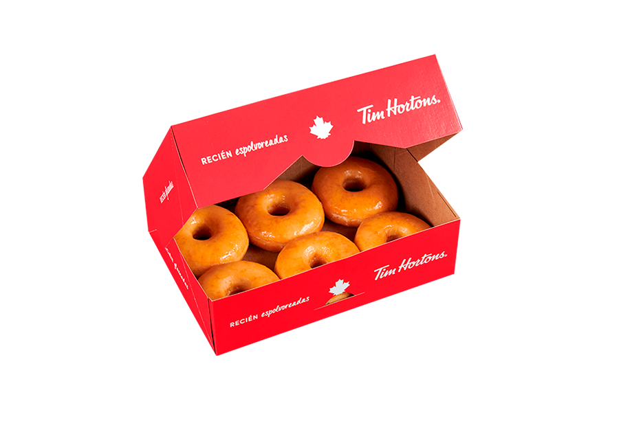 6 Pack Donas Glaseadas por $100